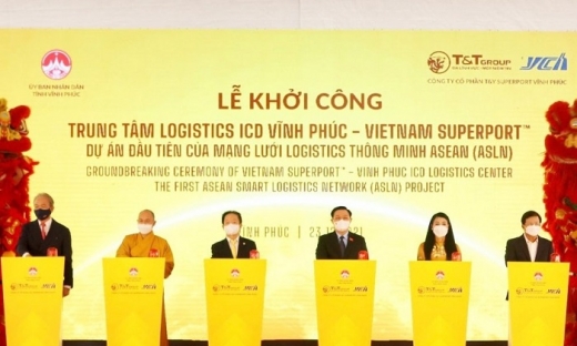 T&T Group và đối tác Singapore khởi công ‘siêu cảng’ đầu tiên của mạng lưới logistics thông minh ASEAN