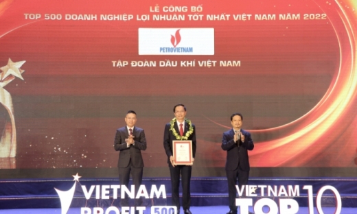 Petrovietnam lọt top đầu doanh nghiệp lợi nhuận tốt nhất Việt Nam