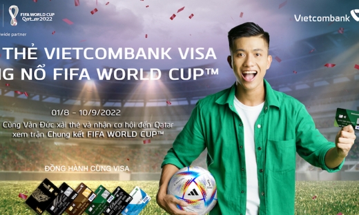 Xài thẻ Vietcombank Visa – bùng nổ FIFA WORLD CUP™