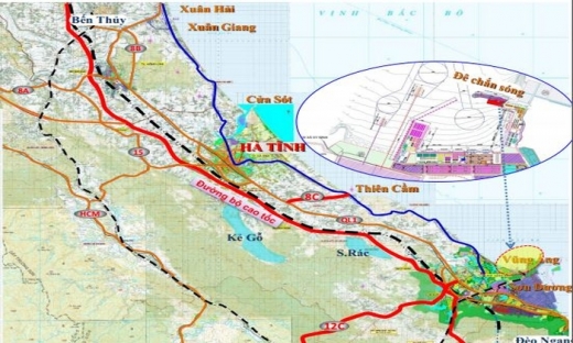Hà Tĩnh: Từ 10/6 sẽ rà soát hướng tuyến đường cao tốc đoạn Bãi Vọt - Vũng Áng