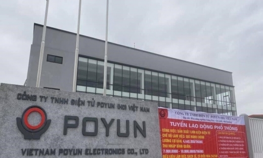 Cách ly tập trung hơn 2.000 công nhân Công ty TNHH Điện tử POYUN Việt Nam