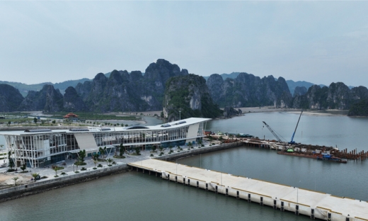 Quảng Ninh: Toàn cảnh dự án Bến cảng Ao Tiên tại Vân Đồn sắp đi vào vận hành khai thác