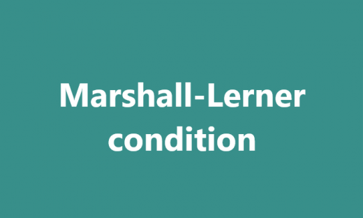 Điều kiện Marsahall - Lerner là gì?