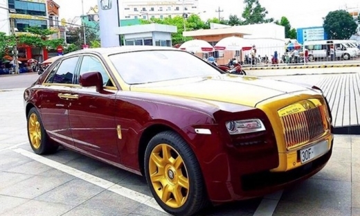 Vắng người mua, siêu xe Rolls-Royce dát vàng của ông Trịnh Văn Quyết đấu giá thất bại lần 2