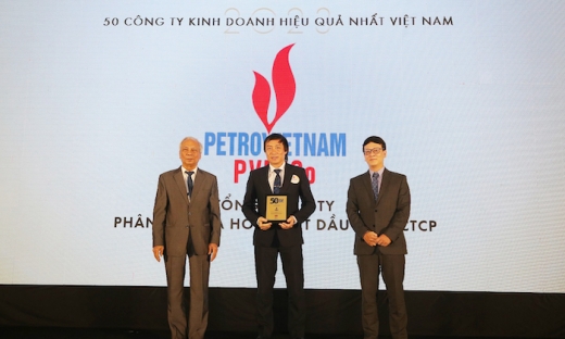 PVFCCo được vinh danh 'Top 50 công ty kinh doanh hiệu quả nhất Việt Nam'