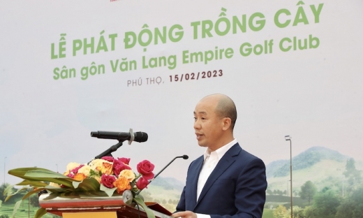 Phát động trồng cây phủ xanh 16 ha  dự án sân golf tỉnh Phú Thọ