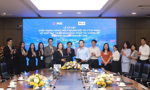 MISA và MB ký kết hợp tác triển khai giải pháp tài chính số cho SMEs
