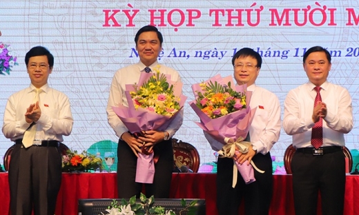 Thủ tướng phê chuẩn kết quả bầu bổ sung 2 Phó chủ tịch tỉnh Nghệ An