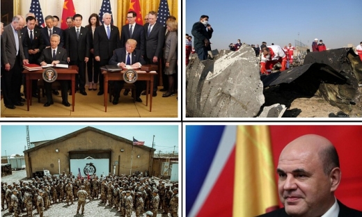 Thế giới tuần qua: Mỹ-Trung chính thức ký thỏa thuận thương mại, Nga có tân Thủ tướng