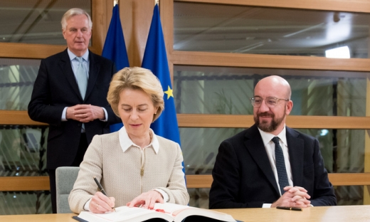EU chính thức ký thỏa thuận thương mại hậu Brexit với Anh