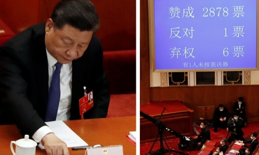 Bất chấp đe dọa từ Mỹ, Trung Quốc chính thức thông qua nghị quyết về luật an ninh Hong Kong