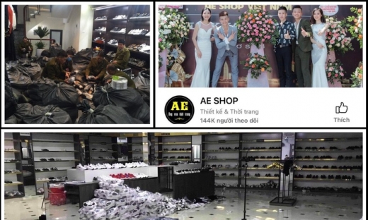Triệt phá chuỗi cửa hàng AE Shop bán hơn 5.000 sản phẩm giả hàng hiệu