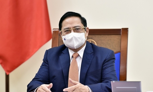 Thủ tướng Phạm Minh Chính đề nghị Australia ưu tiên cho Việt Nam tiếp cận nguồn vaccine AstraZeneca
