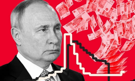 Kinh tế Nga ngấm đòn trừng phạt: Đồng ruble hụt hơi, lạm phát tăng tốc
