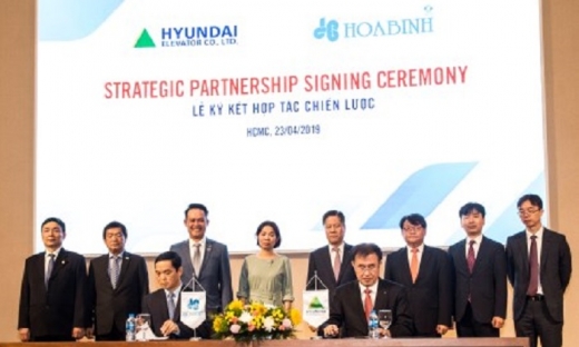 HBC phát hành riêng lẻ 25 triệu cổ phiếu cho Hyundai Elevator
