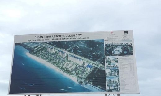 Dự án khu resort Golden City Quảng Bình: Om đất đến bao giờ?