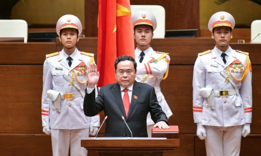 Lễ tuyên thệ của Tân Chủ tịch Quốc hội Trần Thanh Mẫn