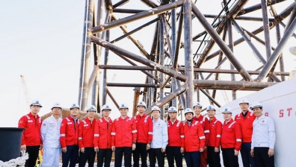 Petrovietnam ghi nhận 2,3 triệu giờ an toàn dự án phát triển mỏ Đại Hùng pha 3