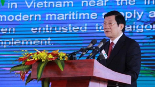 Khai trương cảng quốc tế Cam Ranh có thể đón 18 tàu lớn cùng lúc