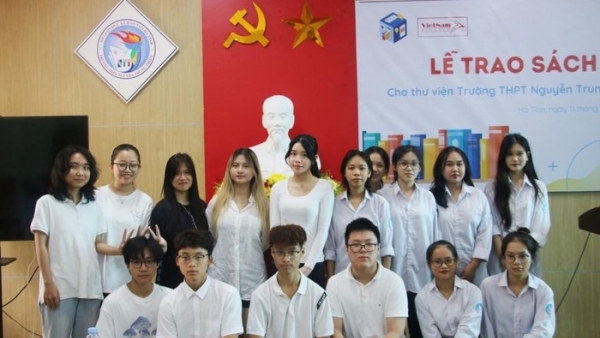 The Eternity chung tay xây dựng thư viện cho trường THPT Nguyễn Trung Thiên