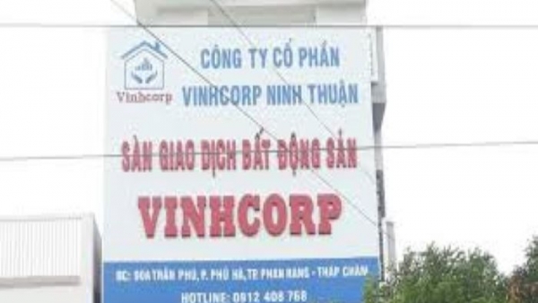 Công ty Cổ phần Vinhcorp Ninh Thuận phân lô bán nền trái phép