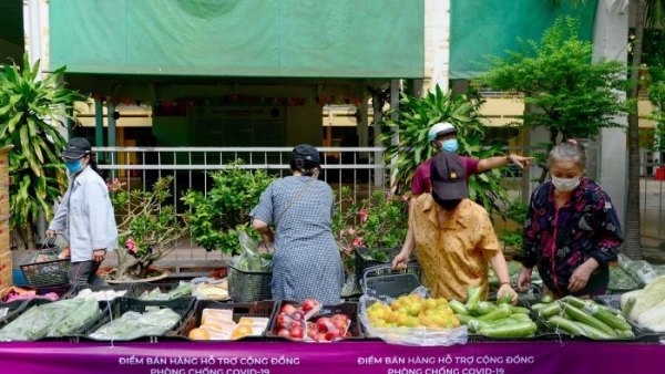 TP. HCM: Người dân được 'đi chợ hộ' từ ngày 23/8, mỗi tuần cần 76.700 tấn lương thực