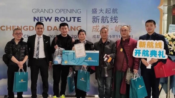 Vietnam Airlines mở đường bay Đà Nẵng - Thành Đô, Trung Quốc vé khứ hồi chỉ 100 USD