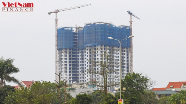 Toàn cảnh chung cư Tecco Center Point Thanh Hoá đang dần hoàn thiện