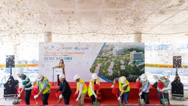 Hòa Bình hoàn thành giai đoạn 2 gói thầu dự án khu nghỉ dưỡng ALMA Nha Trang