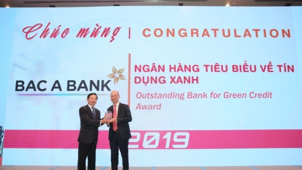 BAC A BANK chính thức được vinh danh ‘Ngân hàng tiêu biểu về tín dụng xanh’