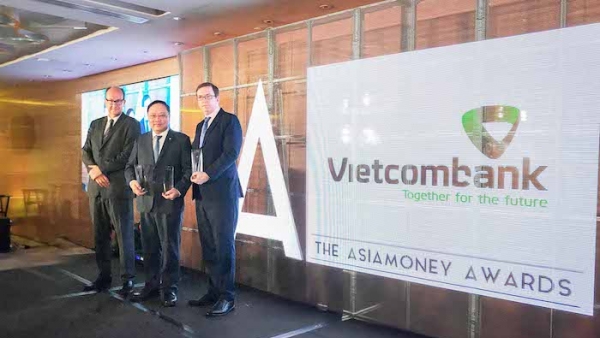 Vietcombank nhận nhiều giải thưởng của Asiamoney