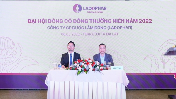 ĐHĐCĐ Ladophar (LDP): Mục tiêu tăng trưởng doanh thu 271% năm 2022