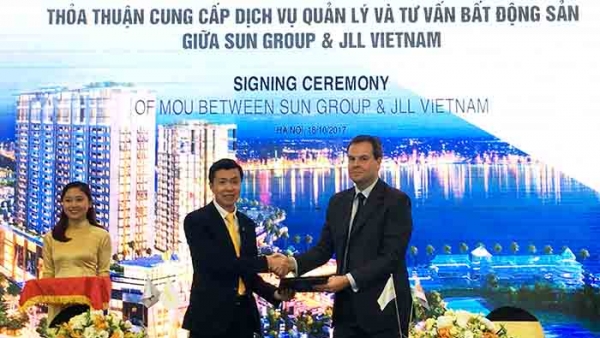 Tập đoàn JLL chính thức tham gia tư vấn và vận hành tổ hợp 5 sao Sun Grand City Thuy Khue Residence