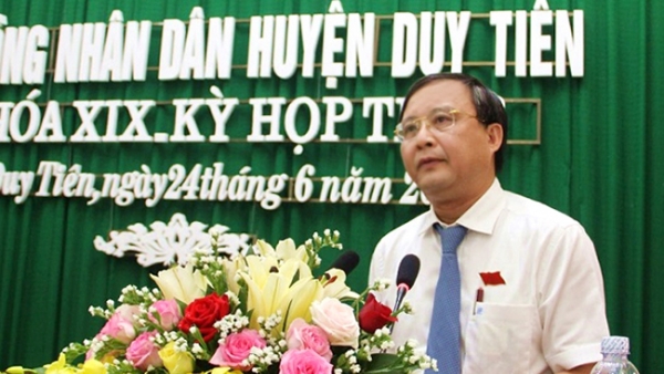 Thủ tướng phê chuẩn ông Nguyễn Đức Vượng làm Phó chủ tịch tỉnh Hà Nam