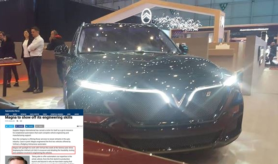 Ô tô VinFast sẽ xuất hiện tại triển lãm ô tô Geneva 2019