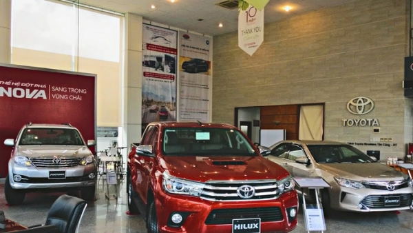 Doanh số xe Toyota bán ra trong tháng 1/2020 giảm 48%
