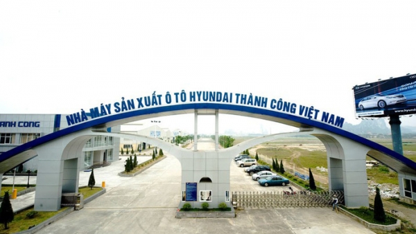 Nhà máy sản xuất ô tô Hyundai Ninh Bình tạm dừng hoạt động