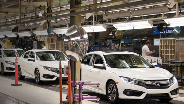 Honda tạm ngừng sản xuất ở Bắc Mỹ