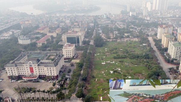 Cận cảnh khu đô thị Trũng Kênh hơn 3.200 tỷ đang bỏ hoang cạnh UBND quận Hoàng Mai