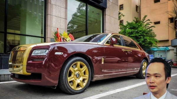 Rolls-Royce dát vàng của ông Trịnh Văn Quyết hạ mức đấu giá xuống còn 9,7 tỷ đồng