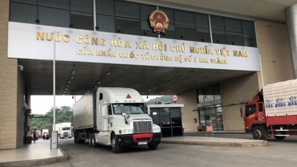 Lào Cai: Tạm dừng xuất khẩu hàng hoá qua cửa khẩu Bắc Sơn-Kim Thành