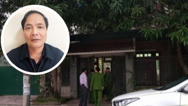 Công an khám nhà ông Kiều Đình Hòa - cựu Giám đốc BIDV Chi nhánh Hà Tĩnh