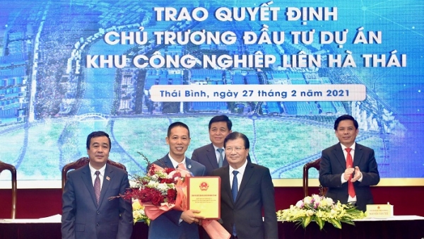 Thái Bình đón thêm khu công nghiệp đô thị 3.885 tỷ, quy mô gần 600ha
