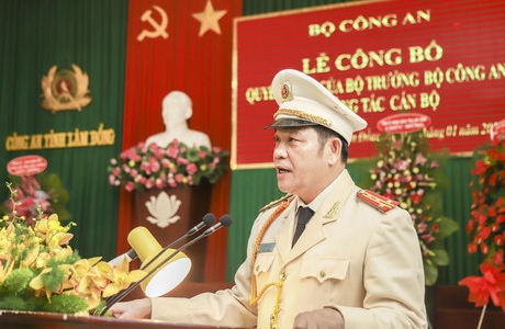 Phó giám đốc Công an Đắk Nông làm Giám đốc Công an tỉnh Lâm Đồng