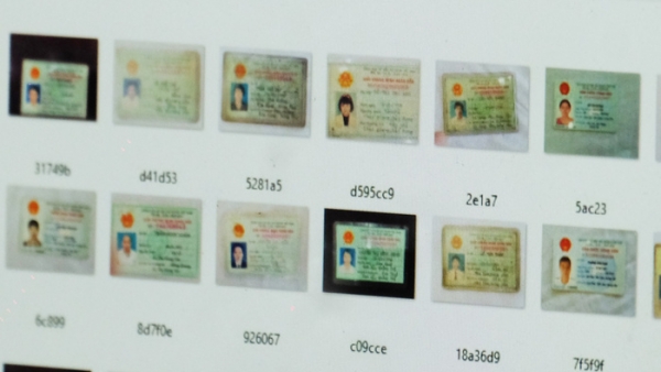 Rao bán hình ảnh chứng minh nhân dân của gần 10.000 người Việt với giá 9.000 USD