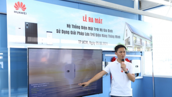 Huawei 'trình làng' giải pháp vận hành hệ thống điện mặt trời hộ gia đình tại Việt Nam