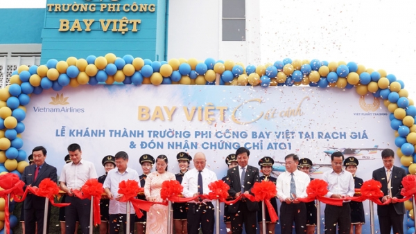 Vietnam Airlines khánh thành trường đào tạo phi công tại Rạch Giá