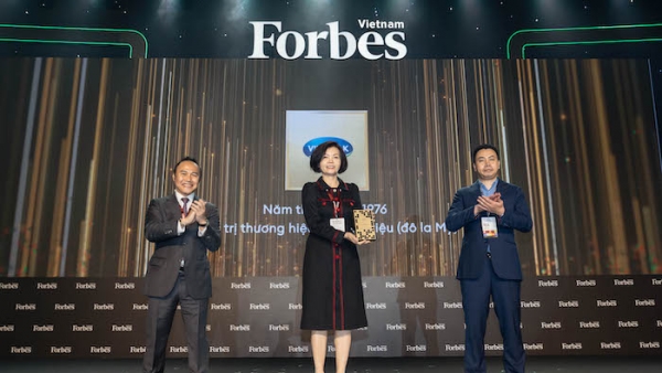 Vinamilk lọt top 25 thương hiệu F&B dẫn đầu của Forbes Việt Nam