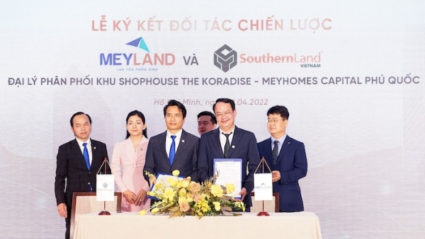 Meyhomes Capital Phú Quốc ký kết phân phối chiến lược tại 'phố Hàn Quốc' The Koradise