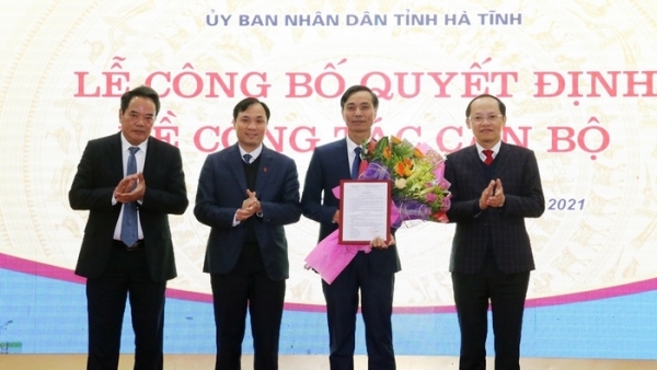 Ông Lê Trung Phước  giữ chức Trưởng Ban quản lý Khu kinh tế tỉnh Hà Tĩnh